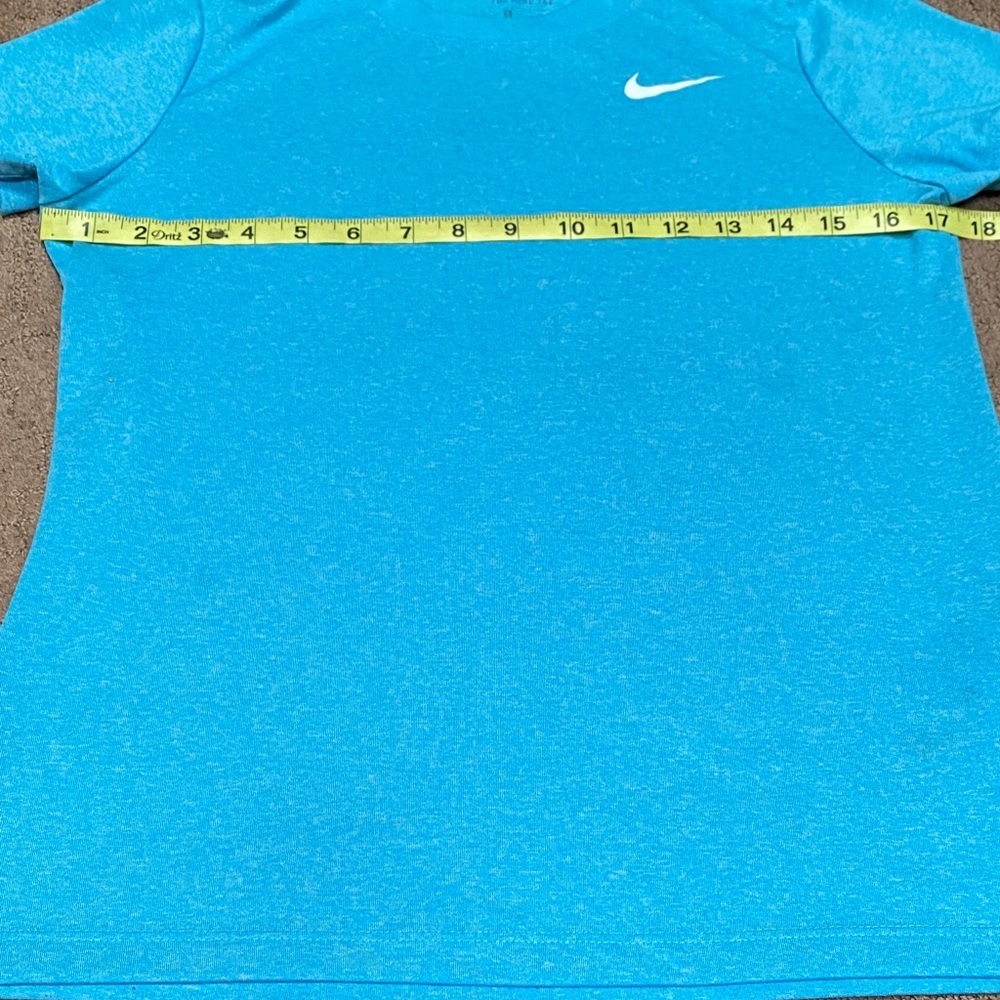 Nike Blue Short Sleeve Soft Tee-Small Activewear Summer Workout Athletic - Picture 5 of 9